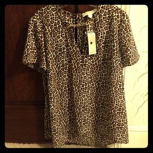 Michael Kors Large Leopard Top